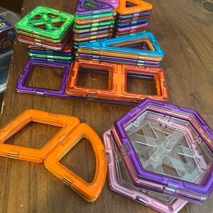 Magformers Miscellaneous pieces -Colorful Magnetic Building Blocks